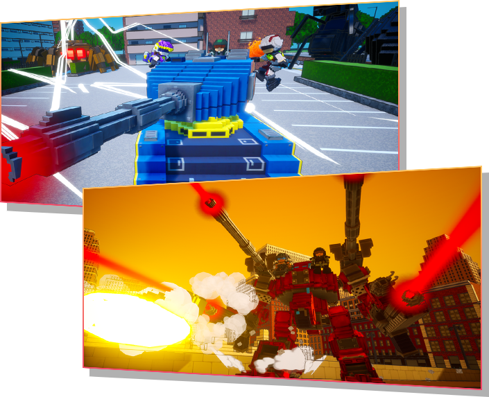 Vehicles of the voxel world